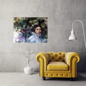 Julie Tugwell Art <br> Daisy <br> Acrylic on Stretched Canvas <br> 1020 mm x 750 mm