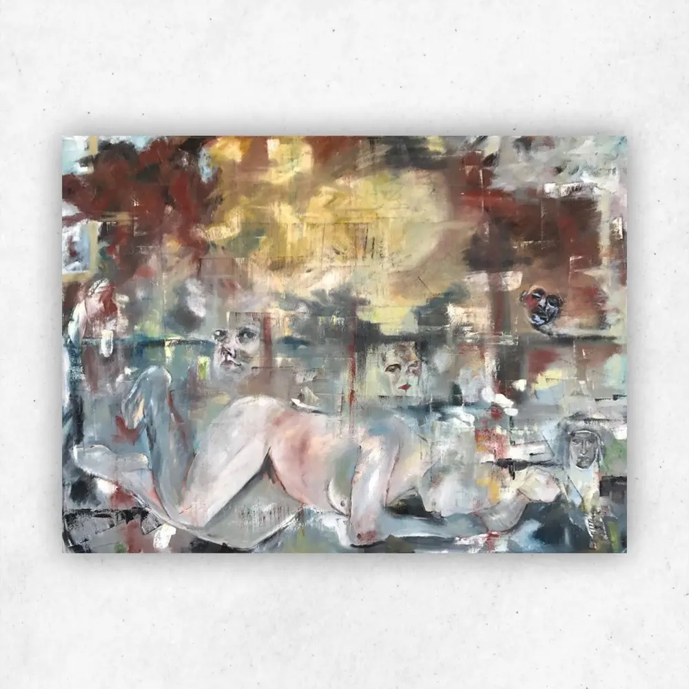 Julie Tugwell Art <br> Women’s Dream <br> Oil on Stretched Canvas <br> 1000 mm x 750 mm