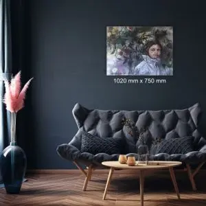 Julie Tugwell Art <br> Daisy <br> Acrylic on Stretched Canvas <br> 1020 mm x 750 mm