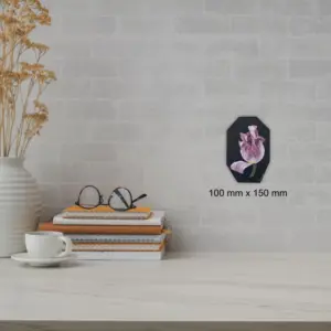 Julie Tugwell Art <br> Flower <br> Oil on Board <br> 100 mm x 150 mm