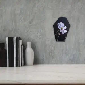 Julie Tugwell Art <br> Fine Art Flower <br> Oil on Board <br>100 mm x 150 mm