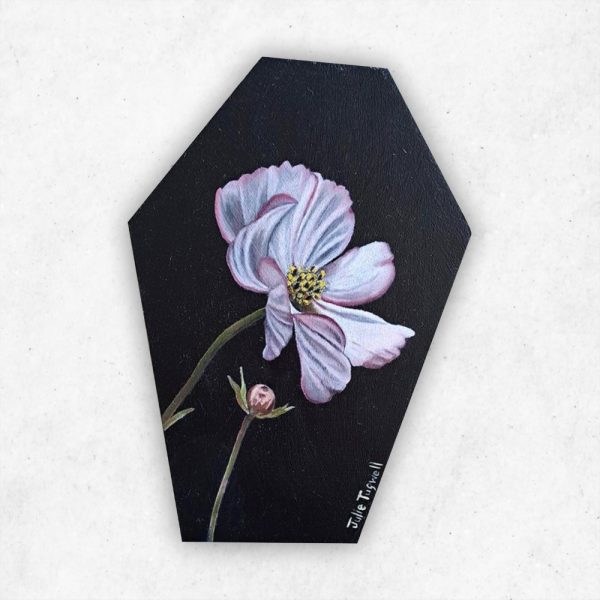 Julie Tugwell Art <br> Fine Art Flower <br> Oil on Board <br>100 mm x 150 mm - Image 3