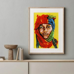 Julie Tugwell Art <br>My African Warrior<br>Print