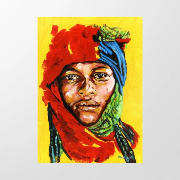 Julie Tugwell Art <br>My African Warrior<br>Print - Image 2