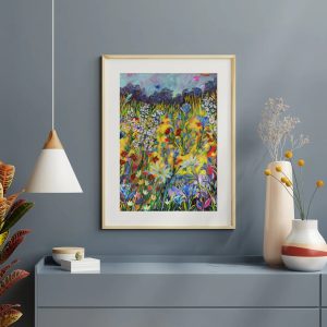 JUlie Tugwell Art <br>Midday Flowers<br>Print