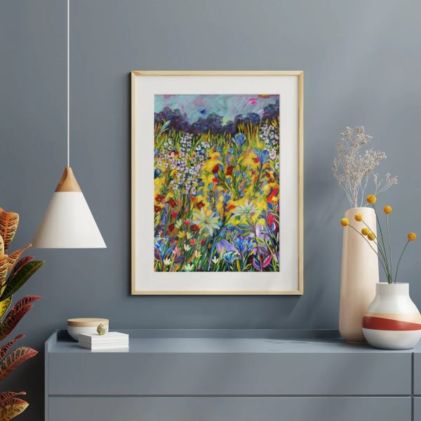 JUlie Tugwell Art <br>Midday Flowers<br>Print
