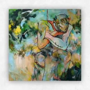 My Guy — Acrylic on Unstretched Canvas, 1400 × 1200 mm