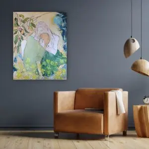 Julie Tugwell Art <br> Master of Fortune <br> Acrylic on Unstretched Canvas <br> 1540 mm x 1200 mm