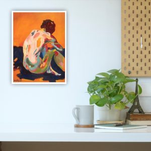 Julie Tugwell Art<br>Shape of You<br>Oil on Board<br>230 mm x 300 mm