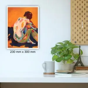 Julie Tugwell Art<br>Shape of You<br>Oil on Board<br>230 mm x 300 mm