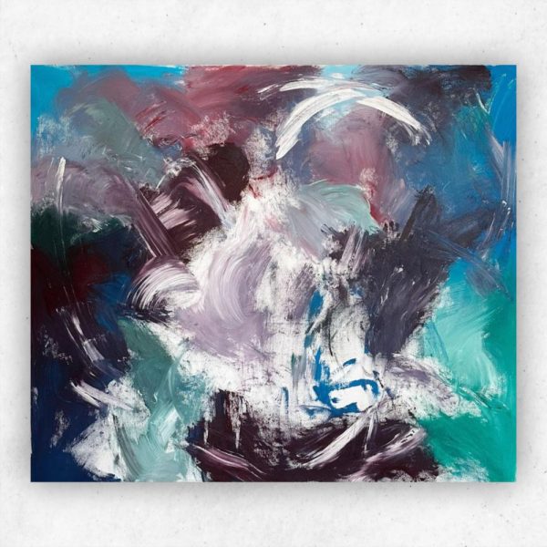 Julie Tugwell Art <br> There’s a Rhythm <br> Acrylic on Unstretched Canvas <br> 1260 mm x 1100 mm - Image 3