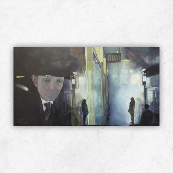 Julie Tugwell Art <br> Now Then and to Come <br> Oil on Board <br> 500 mm x 290 mm - Image 3