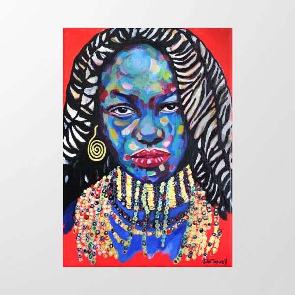 Julie Tugwell Art <br> African Kadinsky<br> Print - Image 4