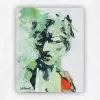 Portrait of Emotions 3 by Julie Tugwell Art, Acrylic on Unstretched Canvas, 230 mm x 370 mm