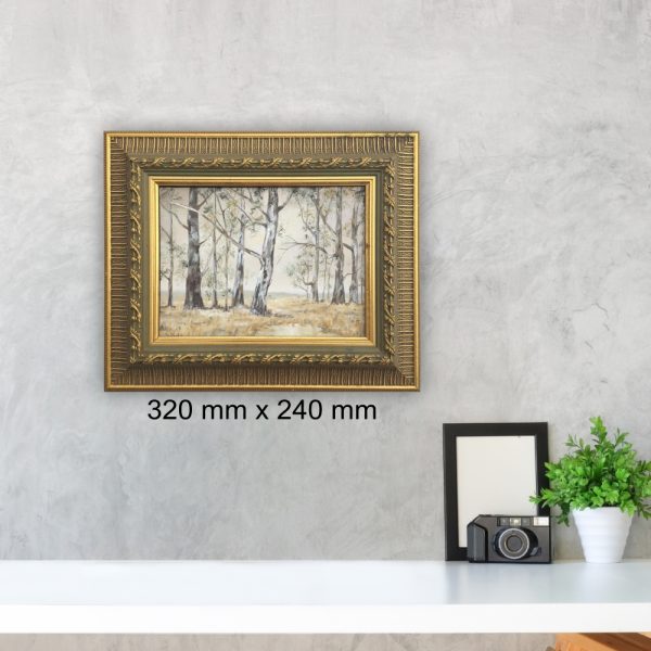 Julie Tugwell Art <br> Eucalyptus Trees<br>Oil on Board - Framed <br> 320 mm x 240 mm - Image 2