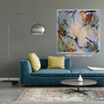 The Taste of Paint by Julie Tugwell Art, Acrylic Stretched Canvas, 1400 x 1400mm