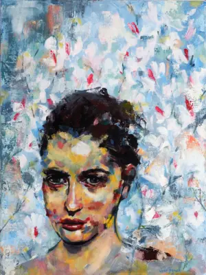 Summer Longing — oil on canvas, 45 × 60 cm, by Julie Tugwell