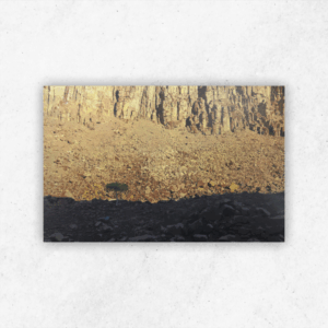 Namibian Canyon Landscape 377N — Oil on Board by James Mooney
