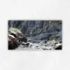 Namibian Canyon Landscape 385 — Oil on Board by James Mooney