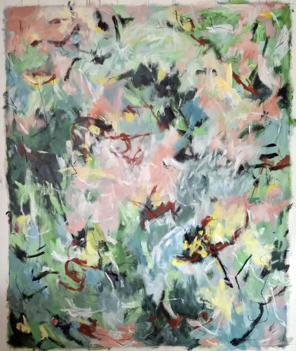 I reign my inner world by Julie Tugwell Art, Acrylic on loose canvas, 1200 x 1500 mm