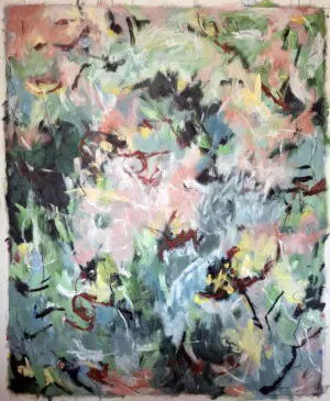 I reign my inner world Acrylic on loose canvas 120x150cm