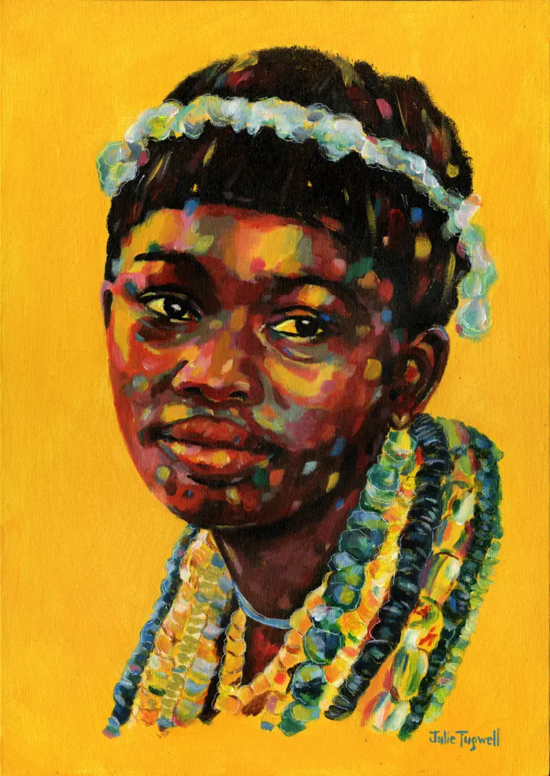 My African Sunshine — painting by Julie Tugwell