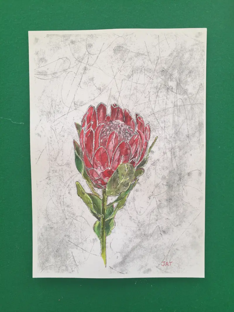 Painting by Julie Tugwell