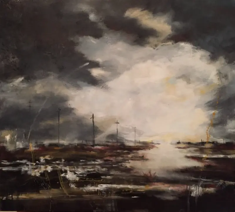 Painting by Julie Tugwell