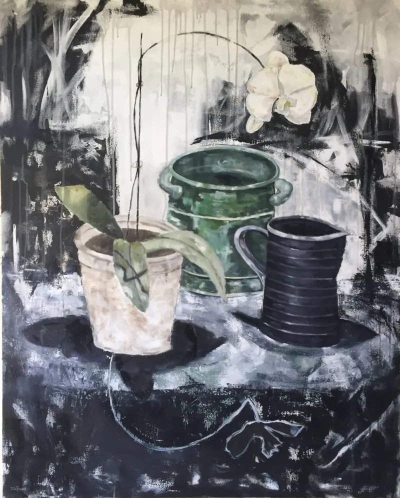 Orchid 2 — painting by Julie Tugwell