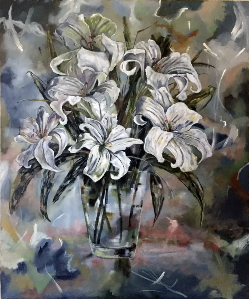 Lily — painting by Julie Tugwell
