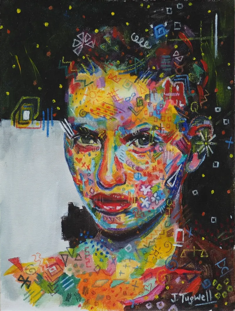 Painting by Julie Tugwell