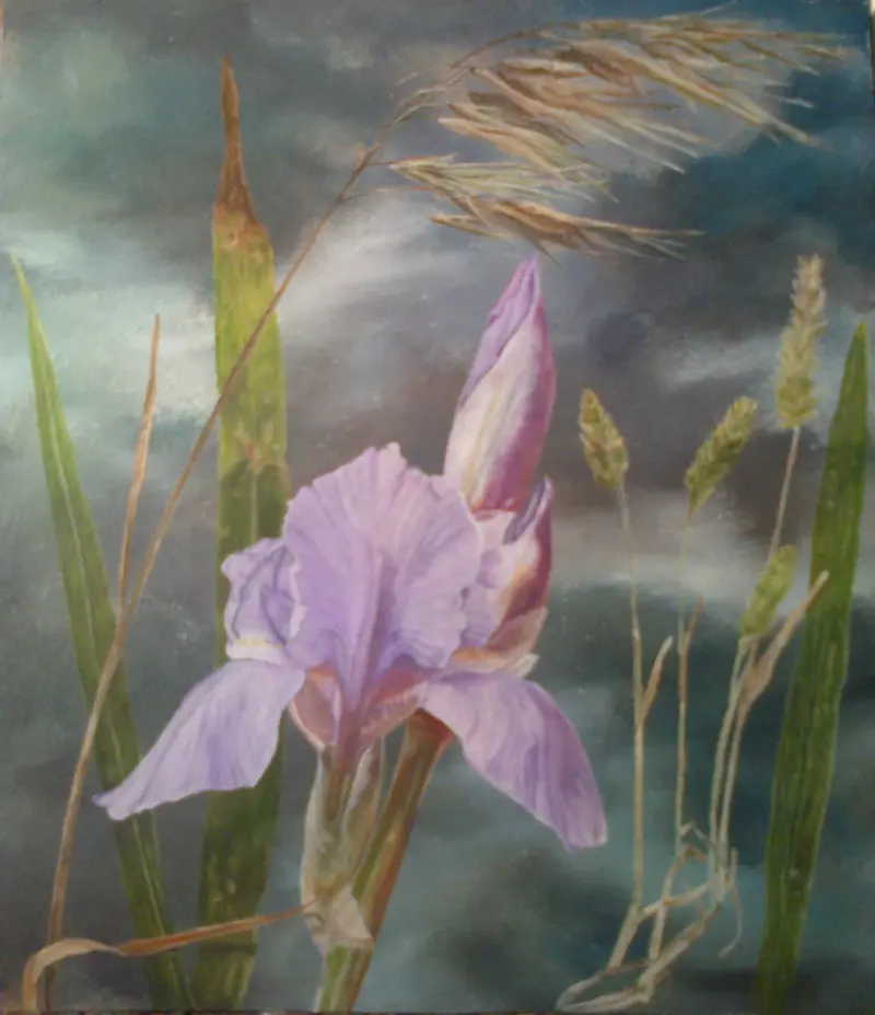 Purple Storm — painting by Julie Tugwell