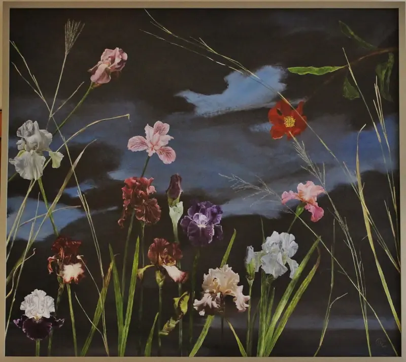 Iris 1 — painting by Julie Tugwell