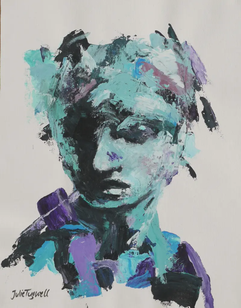 Portrait of Emotions 7 — painting by Julie Tugwell