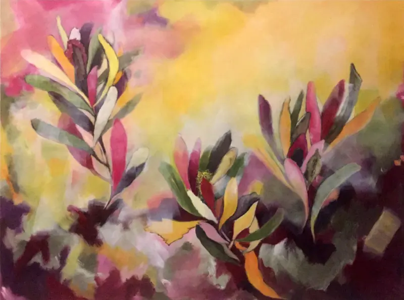 Botanical Breeze 1 — painting by Julie Tugwell