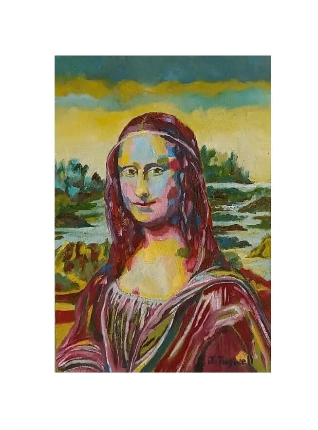 Mona Lisa — painting by Julie Tugwell
